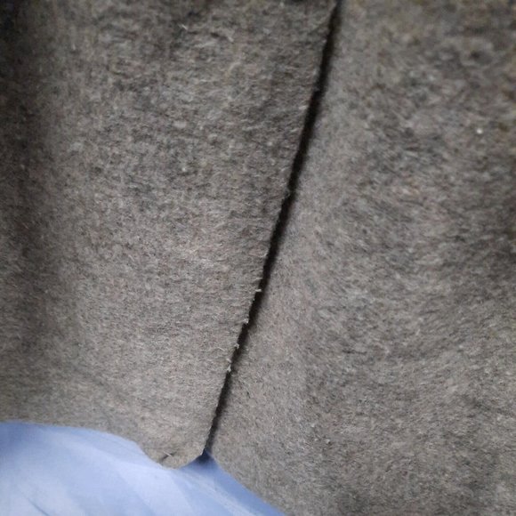 L.o.g.g. H&M Size 6 Womens Wool Blend Coat Jacket Peacoat Overcoat Topcoat Grey - Picture 9 of 13